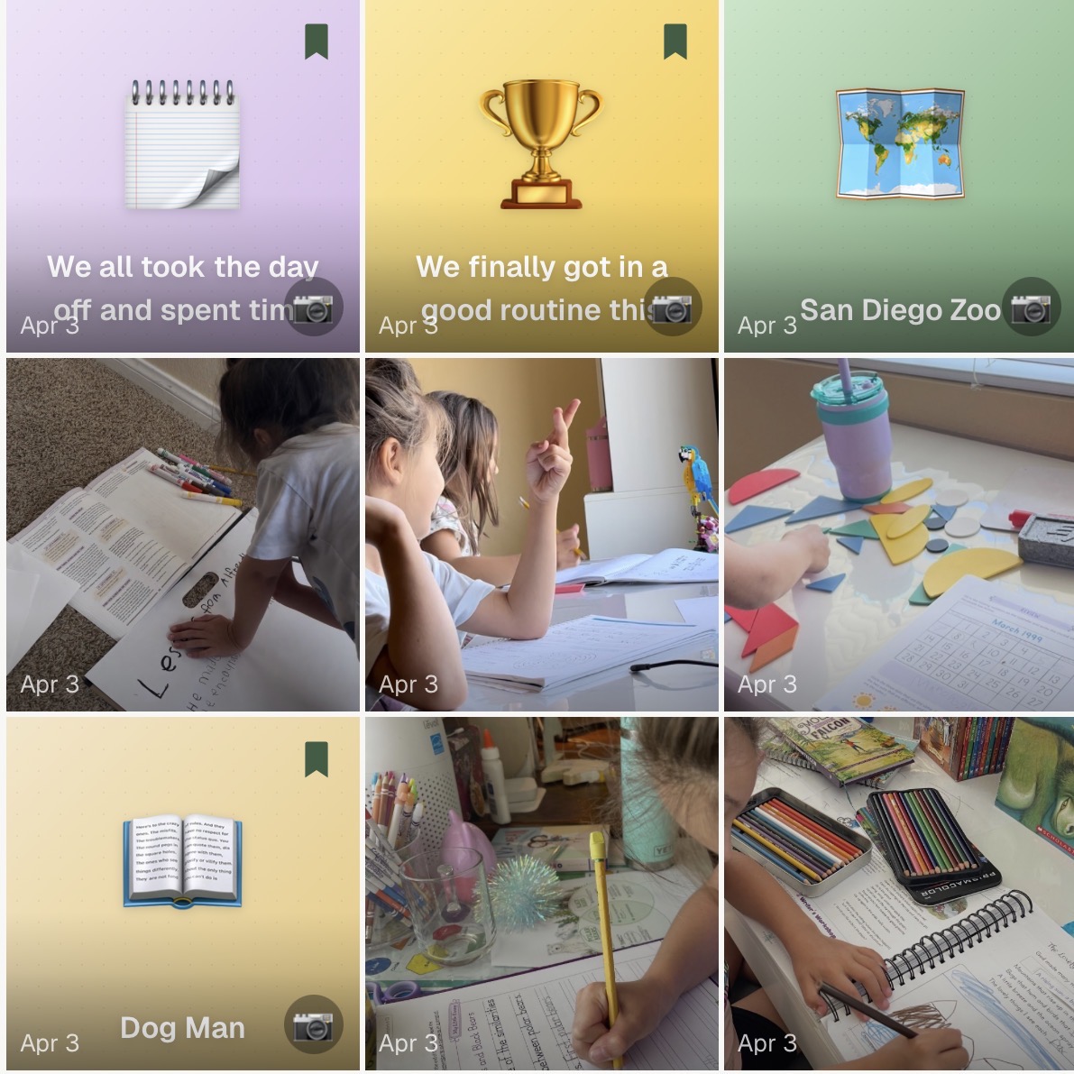 Rooted memories grid